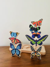 Load image into Gallery viewer, World of Butterflies Wooden Puzzle - littlelightcollective