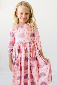 It’s Raining Rainbows Dress - littlelightcollective