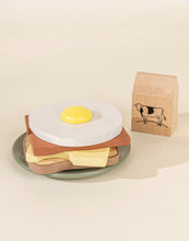 Load image into Gallery viewer, Wooden Breakfast &amp; Tray Playset - littlelightcollective