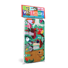 Load image into Gallery viewer, Mushrooms 12 Watercolors Tin - littlelightcollective