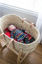 Load image into Gallery viewer, Woven Palm Leaf Moses Basket - littlelightcollective