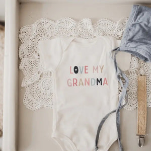 Organic Bodysuit | Love My Grandma - littlelightcollective