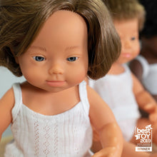 Load image into Gallery viewer, Down Syndrome Baby Doll Caucasian Girl 15&quot; Katie - littlelightcollective