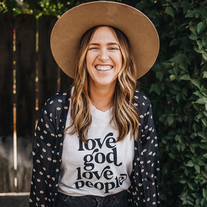 Love God, Love people T Shirt - littlelightcollective