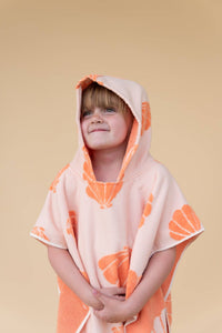 Hooded Poncho Towel | Sea Shell - littlelightcollective
