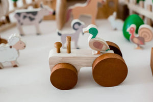 Farm Animals & Tractor Set - littlelightcollective