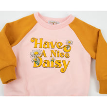 Load image into Gallery viewer, Have a Nice Daisy Retro Sweatshirt - littlelightcollective