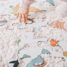 Load image into Gallery viewer, World Map Floor Puzzle (Pre-order, shipping September) - littlelightcollective