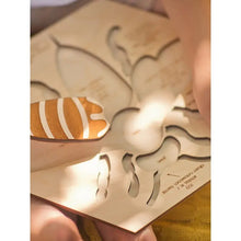 Load image into Gallery viewer, Bee Anatomy Wooden Puzzle - littlelightcollective