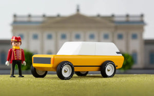 Magnetic Cotswold Gold - Wood Car + Surfboard - littlelightcollective