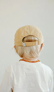 Five-Panel Cap in Sunshine - Flat Bill Hat - littlelightcollective