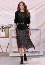 Load image into Gallery viewer, Size Small Wimberley Pleated Paisley Midi Skirt - littlelightcollective