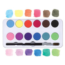 Load image into Gallery viewer, Mushrooms 12 Watercolors Tin - littlelightcollective