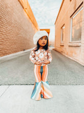 Load image into Gallery viewer, Britney Bells - Bold Rainbow Bell Bottoms - littlelightcollective