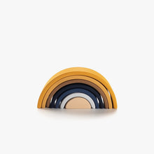 Load image into Gallery viewer, Wooden Rainbow Mini | Arch Stacking Toy | Desert Night - littlelightcollective