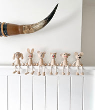 Load image into Gallery viewer, Wooden Mouse Sitting Toy - littlelightcollective