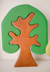 Coloured Wooden Trees - littlelightcollective