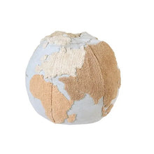 Load image into Gallery viewer, Pouffe World Map - littlelightcollective