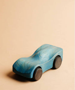 Wooden Car Makwin Painted - littlelightcollective