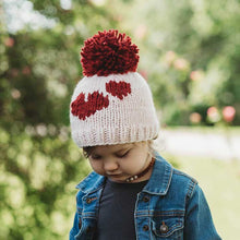 Load image into Gallery viewer, Sweetheart Knit Beanie Hat - littlelightcollective