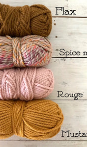 Pink Rainbow knit beanie - littlelightcollective