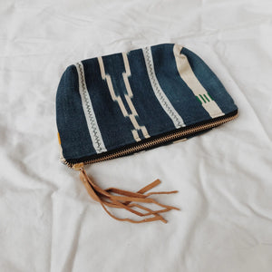 Mudcloth Purse Clutch - For Her Cosmetic Bag - littlelightcollective
