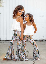 Load image into Gallery viewer, Oakley floral Girls Bell Bottom Flare pants - littlelightcollective