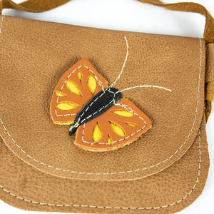 Sahara Butterfly Critters Leather Purse Toddler & Kids - littlelightcollective