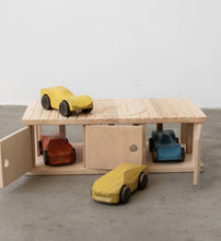 Load image into Gallery viewer, Wooden Garage For Toys #3 - littlelightcollective
