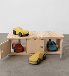 Wooden Garage For Toys #3 - littlelightcollective