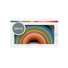 Load image into Gallery viewer, Large Nature Rainbow Silicone Stacker - littlelightcollective
