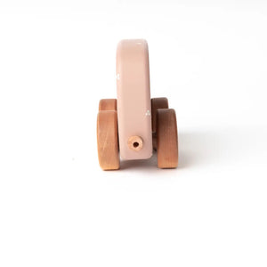 Wooden Bus Toy - Tickled Pink - littlelightcollective