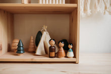 Load image into Gallery viewer, People of the Plains Peg Doll Set - littlelightcollective