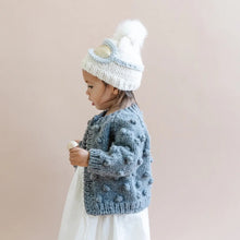 Load image into Gallery viewer, Ski Goggles Cream | Acrylic Hand Knit Kids &amp; Baby Hat - Beanie - littlelightcollective