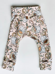 Santa Grow With Me Joggers Pink - littlelightcollective