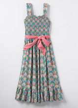 Load image into Gallery viewer, Size Small Hummingbird Mother&#39;s Day Smocked Neck Midi Dress - littlelightcollective