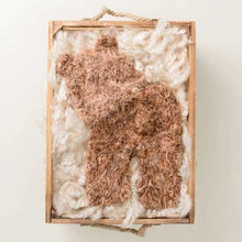 Load image into Gallery viewer, Newborn Brown Bear Beanie Hat &amp; Pants Set - littlelightcollective