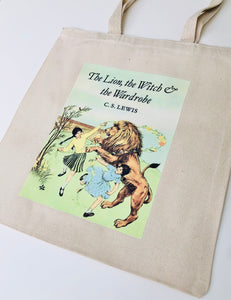 Storybook Tote bag - The Lion, the Witch and the Wardrobe - littlelightcollective