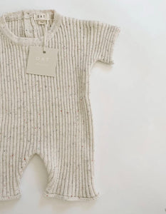 Sprinkle Knit RIbbed Playsuit - littlelightcollective