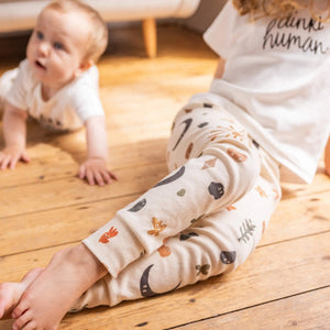 'Atmos-Folk' Organic Cotton Leggings - littlelightcollective