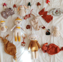 Load image into Gallery viewer, Handmade Fair Trade Rattle - Bunny - littlelightcollective