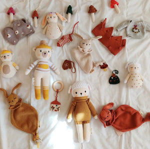 Handmade Fair Trade Rattle - Bunny - littlelightcollective