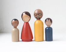 Load image into Gallery viewer, The Organic Family II Peg Doll Set - littlelightcollective