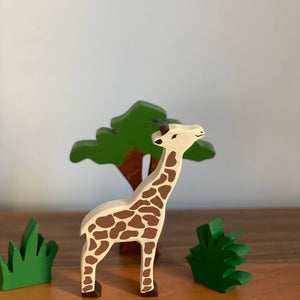 Wooden Safari Animals set - littlelightcollective