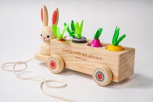 Load image into Gallery viewer, Never Alone - Pull-Along Bunny - littlelightcollective