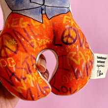 Load image into Gallery viewer, Rasta Man Organic baby rattle - littlelightcollective