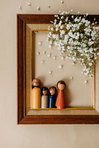 The Organic Family II Peg Doll Set - littlelightcollective