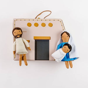 Pre-Order - Holy Family Mini Suitcase Dolls - littlelightcollective