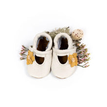 Load image into Gallery viewer, Milk Lily Janes Leather Baby Moccs Shoes - littlelightcollective