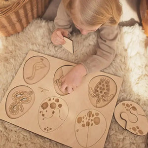 Crack the Egg Wooden Puzzle - littlelightcollective